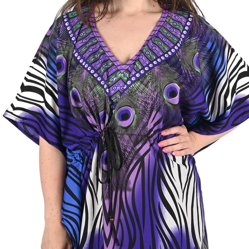 Swimsuit coverup with Drawstring Waist Tie